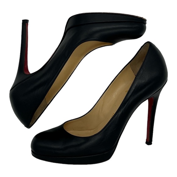 Christian Louboutin Nappa Leather Black Platform ‘New Simple‘ 100 Pumps Size 36 - Picture 3 of 7